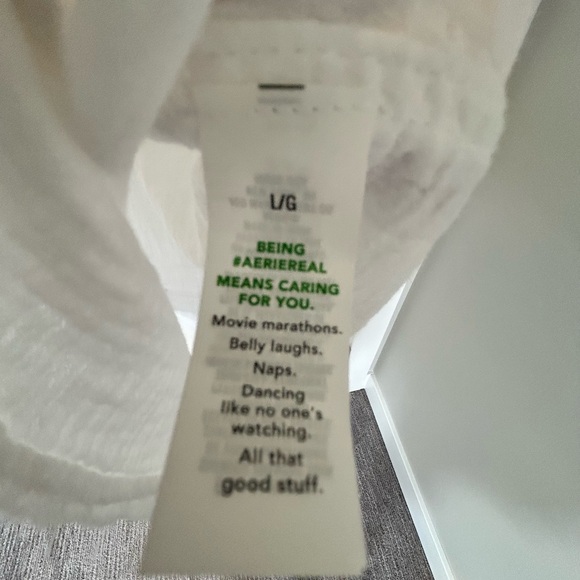 Aerie White, Oversized Shirt - Picture 12 of 13